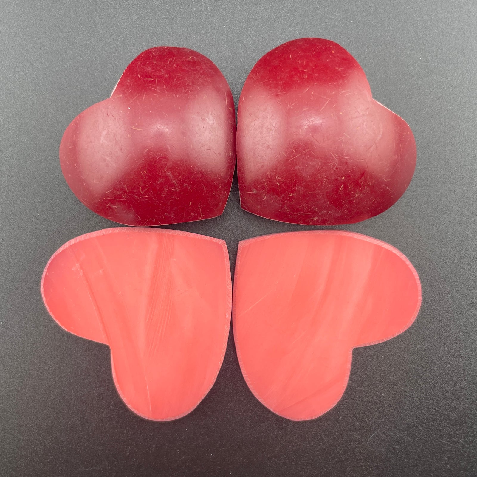 Vintage Billiards Balls Turned Hearts