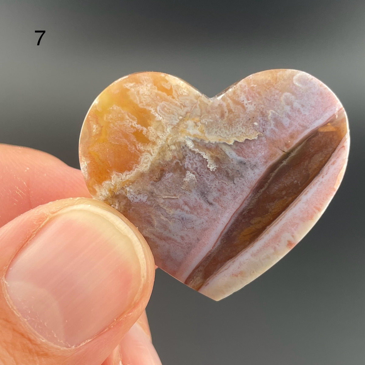 Mysterious Pink and Yellow Agate