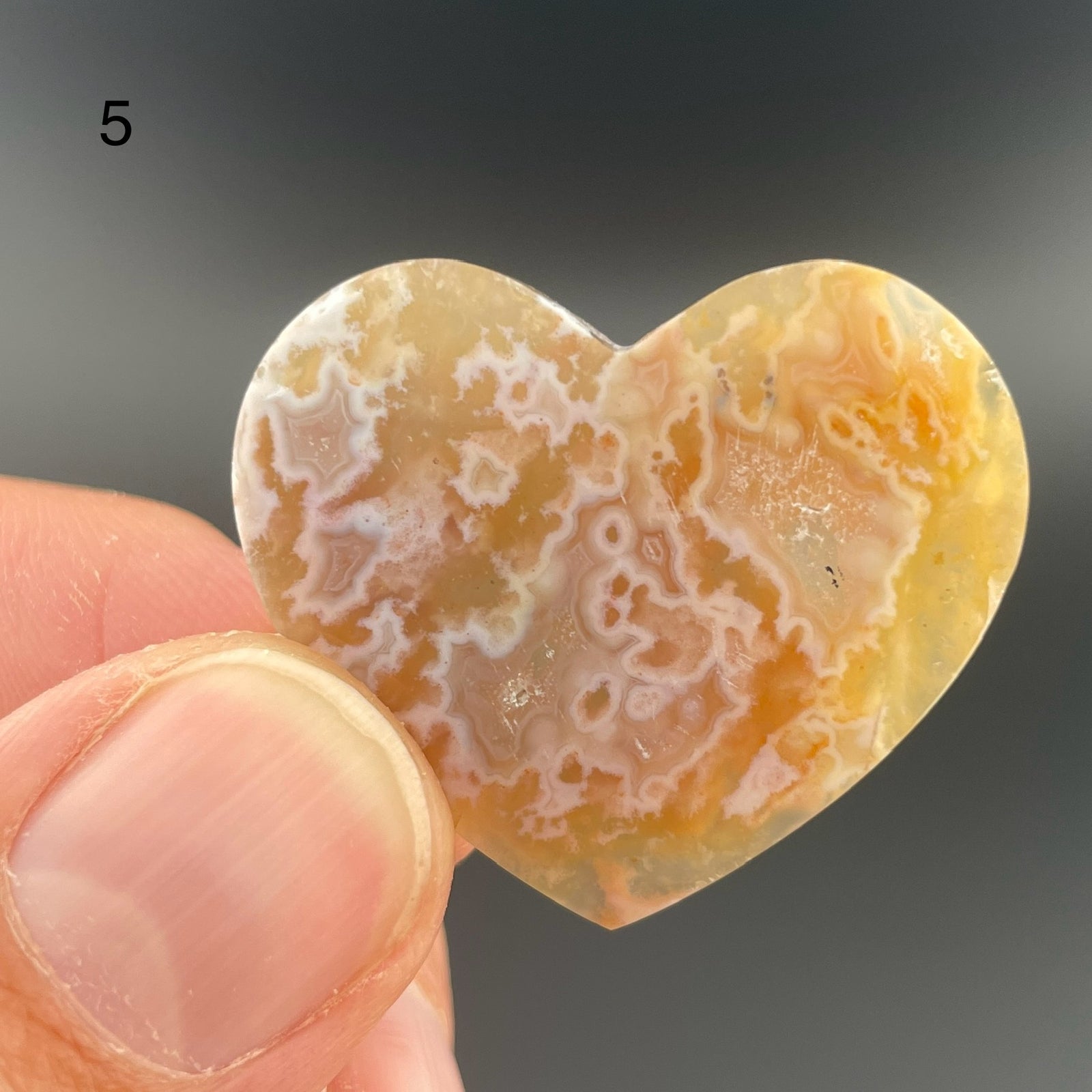 Mysterious Pink and Yellow Agate