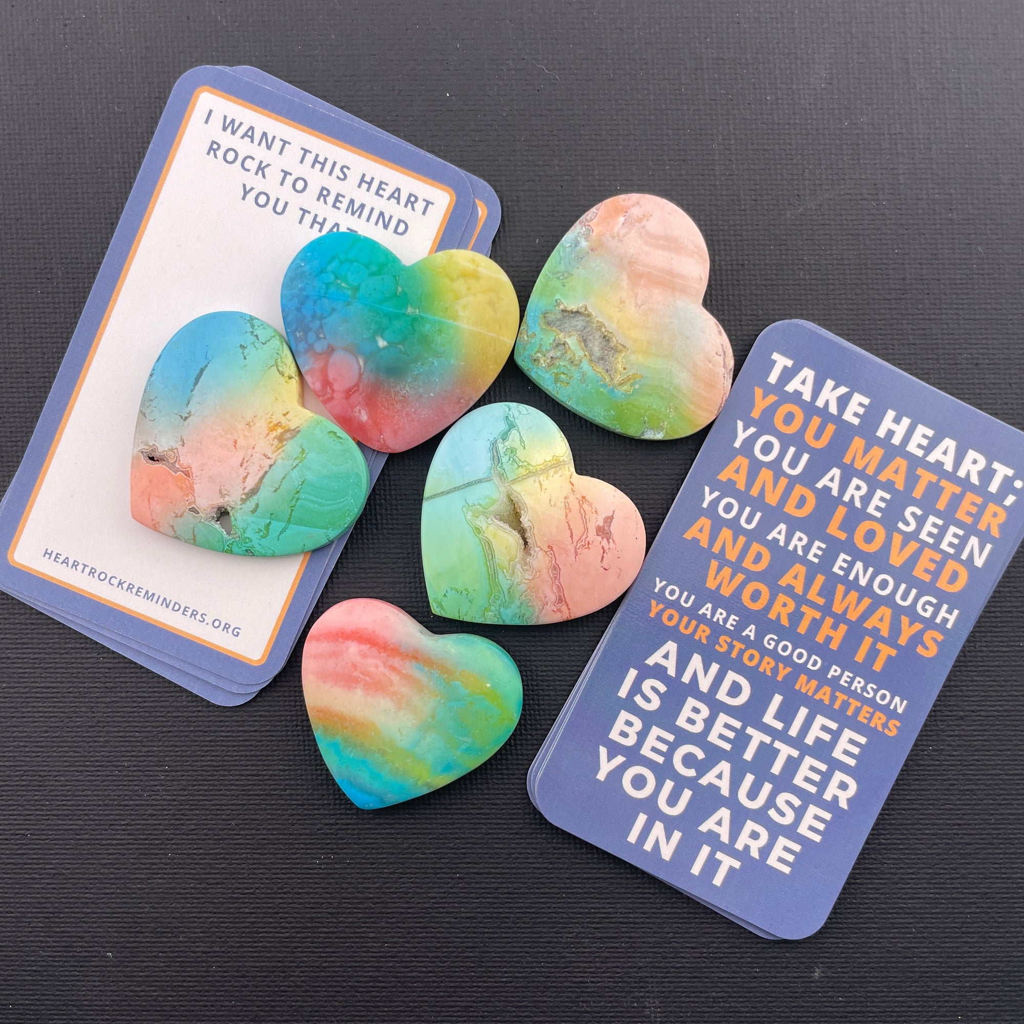 Rainbow-Dyed White Lace Agate