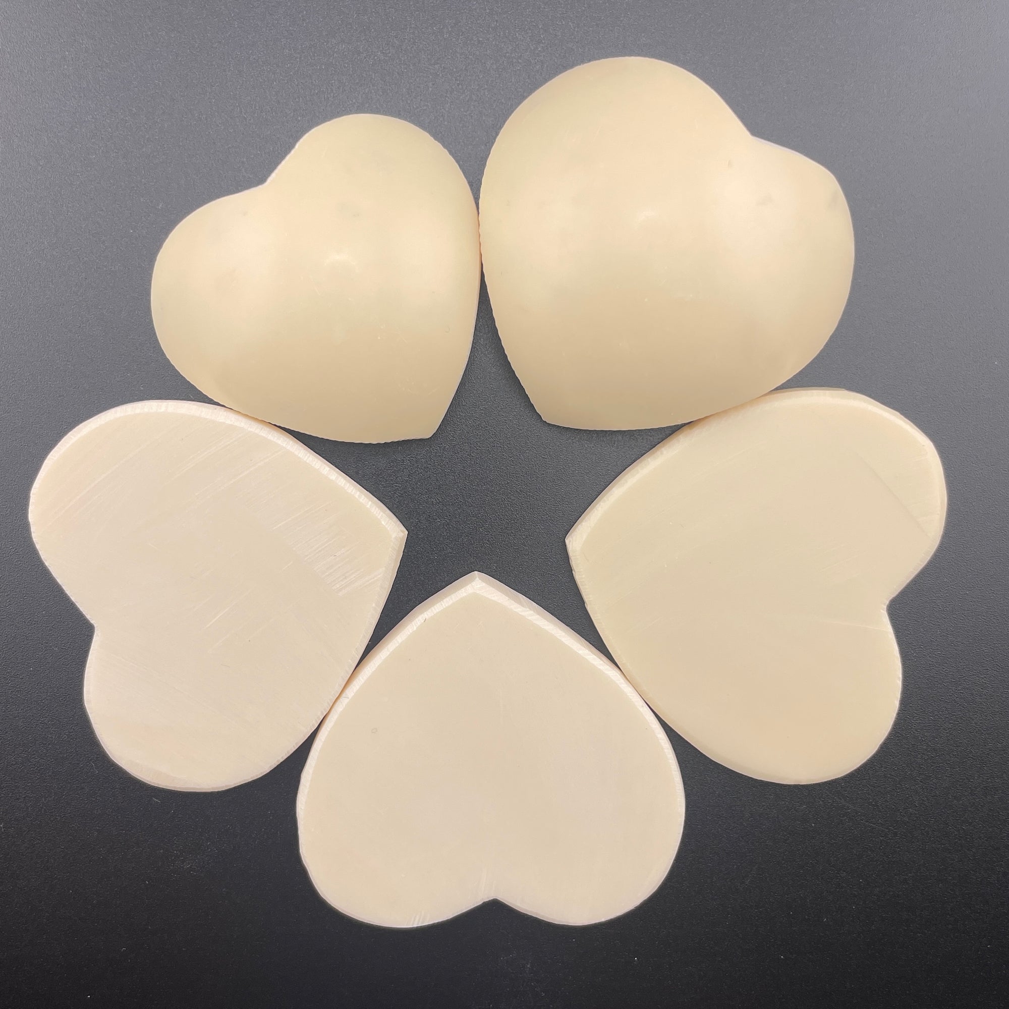 Vintage Billiards Balls Turned Hearts