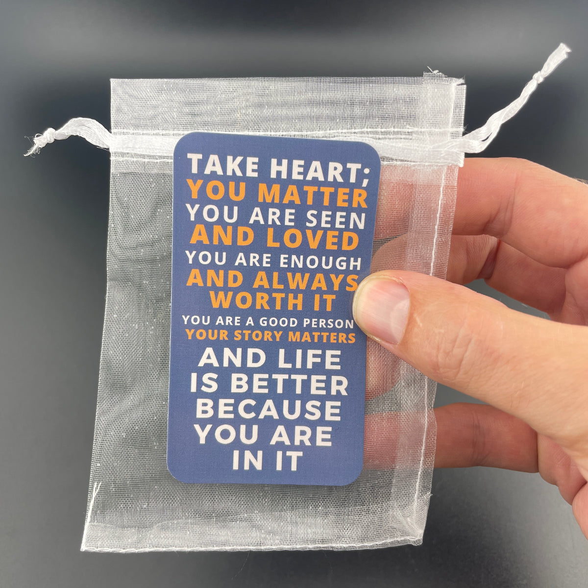 FREE "Tom-Made" Heart Rock Reminder